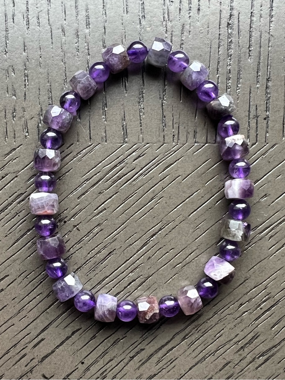 Dream/Uruguay amethyst bracelet SIZE 6.75’